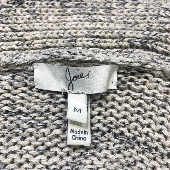 Joie Sona Heathered Gray Fringe Open Cardigan - Picture 4 of 12